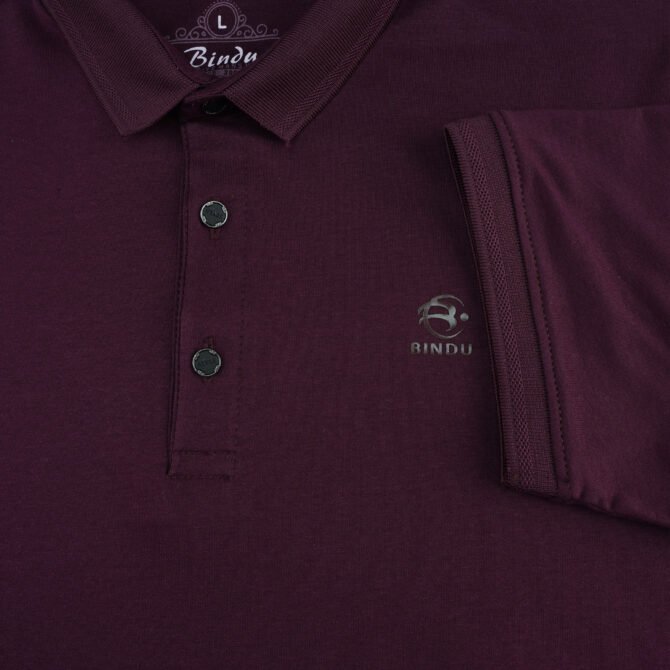 Bindu Premium Men's Solid Polo Shirt – Classic Comfort, Modern Style - Image 2